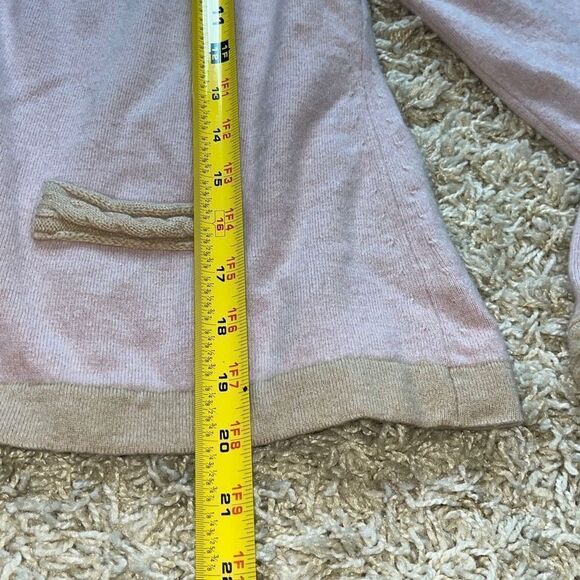 Beautiful Vintage Escada Pink And Tan Sweater Wool Cashmere Silk Blend Italy Siz - Picture 4 of 14